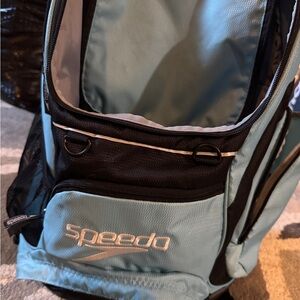 Speedo Aqua and Black Men's Backpack